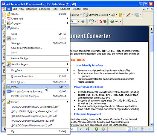 How to convert multiple PDF to JPG files - Universal Document Converter